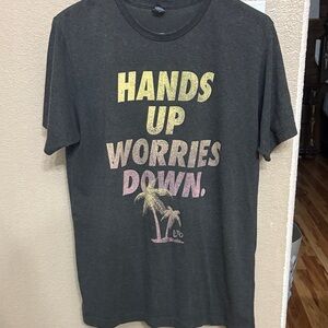 Graphic Tee with Palm Tree Design